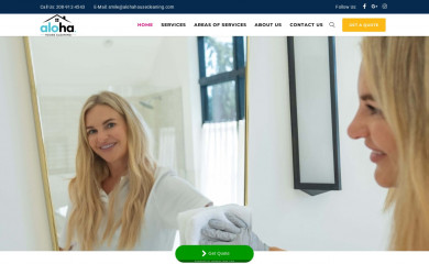 alohahousecleaning.com screenshot