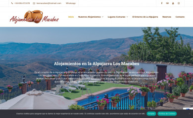 alojamientoslosmacabes.com screenshot