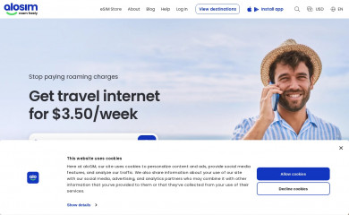 alosim.com screenshot