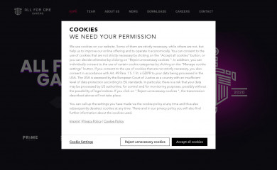 all-for-one-gaming.com screenshot