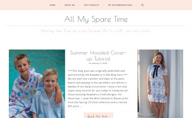 allmysparetimeblog.com screenshot
