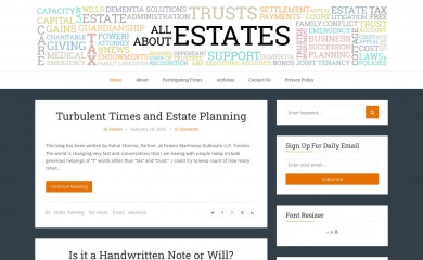 allaboutestates.ca screenshot