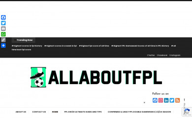 allaboutfpl.com screenshot