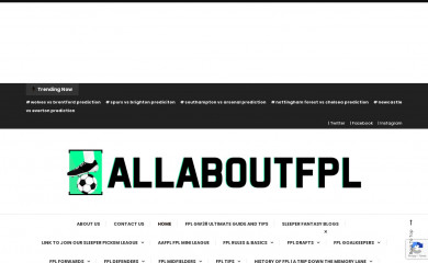 allaboutfpl.com screenshot