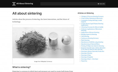 allaboutsintering.com screenshot