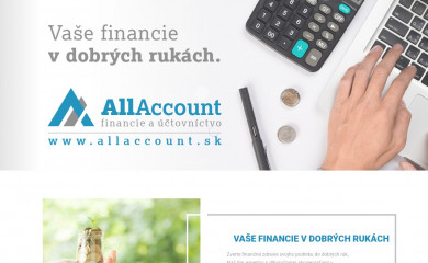 allaccount.sk screenshot