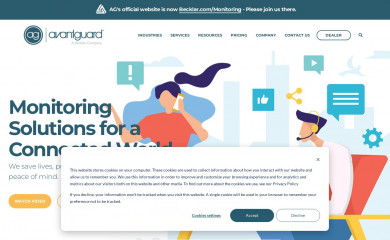 allamericanmonitoring.com screenshot