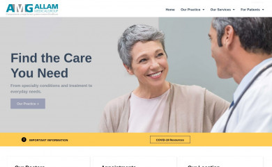allammedicalgroup.com screenshot