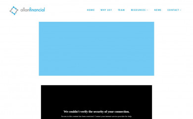 allanfinancial.com screenshot