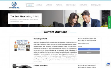 allaroundauctions.com screenshot