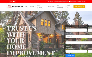 allaspectsbuildings.com screenshot