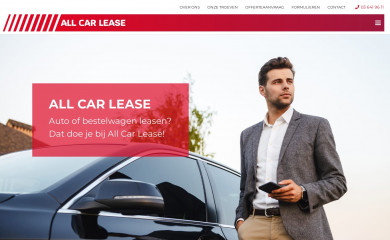 allcarlease.be screenshot