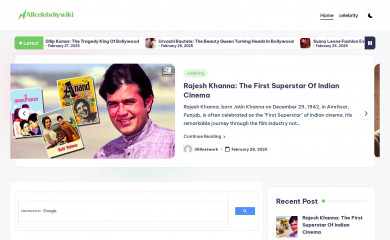 allcelebritywiki.com screenshot