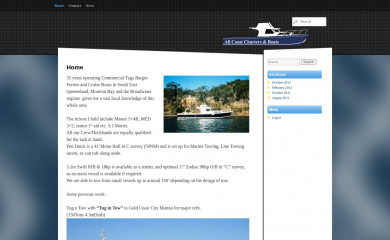 allcoastchartersandboats.com.au screenshot