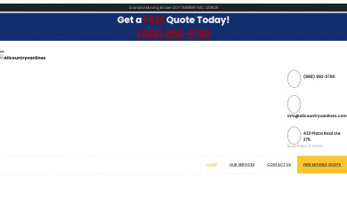 allcountryvanlines.com screenshot