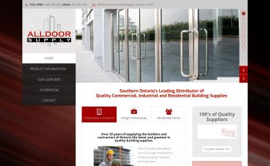 alldoorsupply.com screenshot