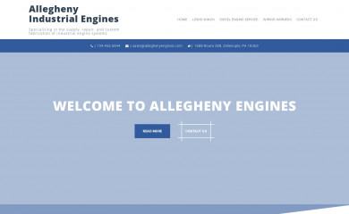 alleghenyengines.com screenshot