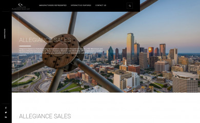 allegiancesales.com screenshot