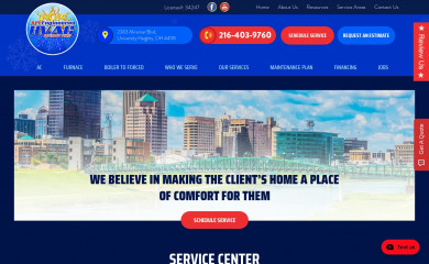 allengineeredhvac.com screenshot