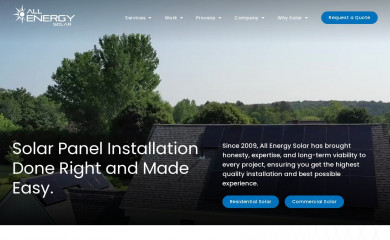 allenergysolar.com screenshot