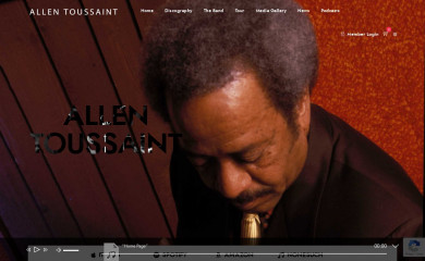 allentoussaint.com screenshot