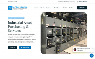 allfieldsindustrial.com screenshot