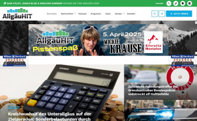 allgaeuhit.de screenshot