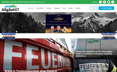 allgaeuhit.de screenshot