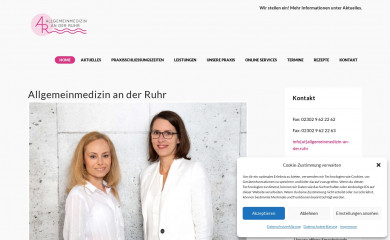 allgemeinmedizin-an-der.ruhr screenshot