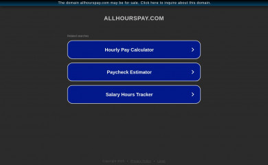 allhourspay.com screenshot