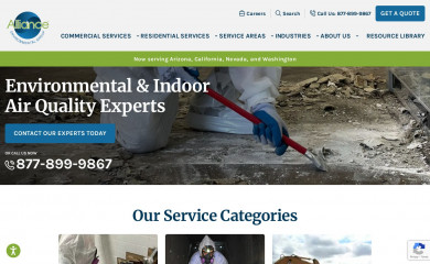 alliance-enviro.com screenshot