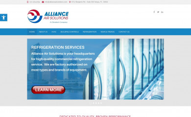 allianceairsolutions.com screenshot
