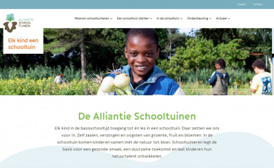 alliantieschooltuinen.nl screenshot