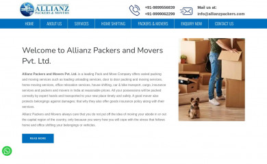 allianzpackers.com screenshot