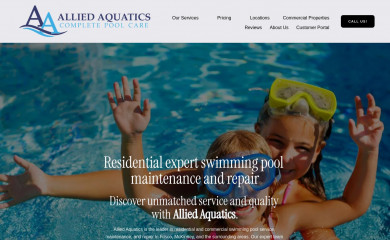 alliedaquatics.com screenshot