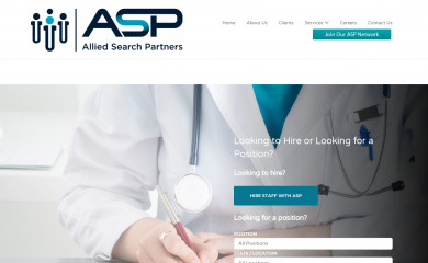 alliedsearchpartners.com screenshot