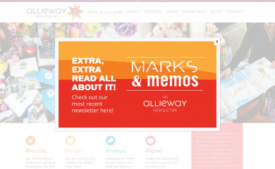 alliewaymarketing.com screenshot
