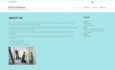 allinaroom.com.au screenshot
