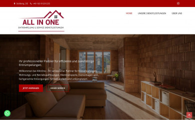 allinone-entrümpelung.de screenshot