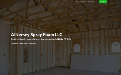 alljerseysprayfoam.com screenshot