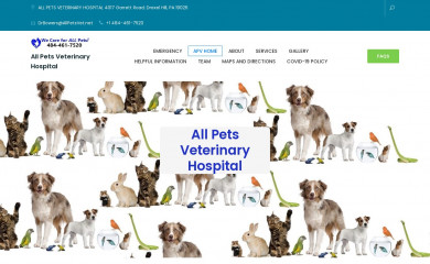 allpetsvet.net screenshot