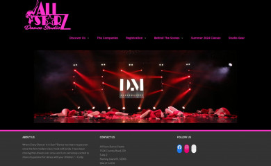allstarzdancestudio.com screenshot