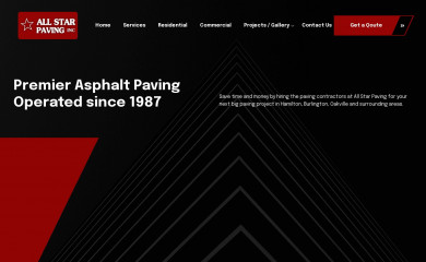 allstarpaving.ca screenshot