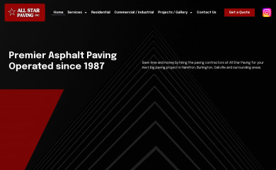 allstarpaving.ca screenshot