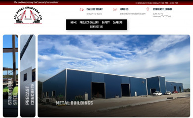 allsteelerectorsllc.com screenshot