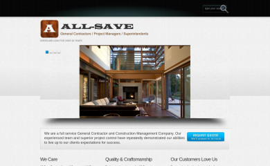 allsaveconstruction.com screenshot