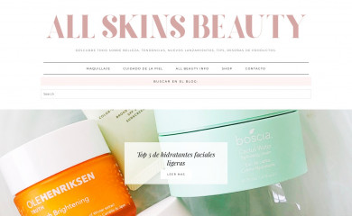 allskinsbeauty.com screenshot