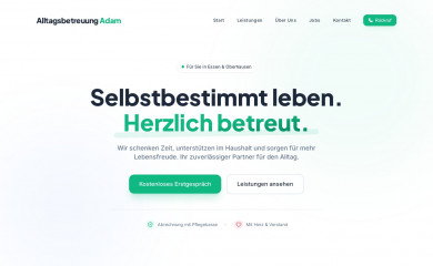 alltagsbetreuung-adam.de screenshot