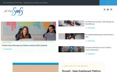 allthatsaas.com screenshot