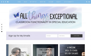 allthingsexceptional.com screenshot